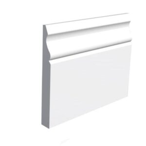 18mm x 150mm Primed MDF Ogee Skirting 4.4m