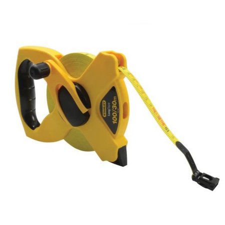 Stanley Open Reel Fibreglass Tape 30m (100')