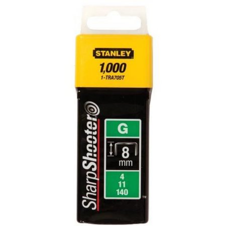 Stanley TRA705T Heavy Duty Staples 8mm (Pk 1000)