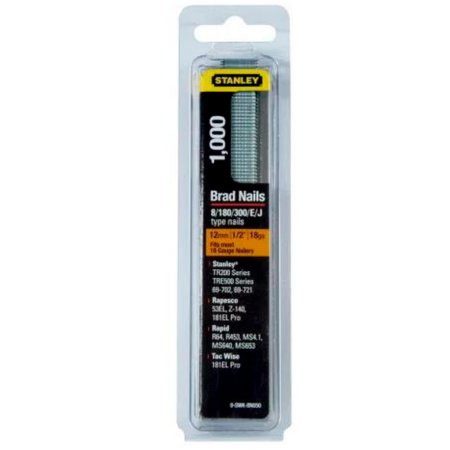 Stanley SWKBN Brad Nails 12mm (Pk 1000)