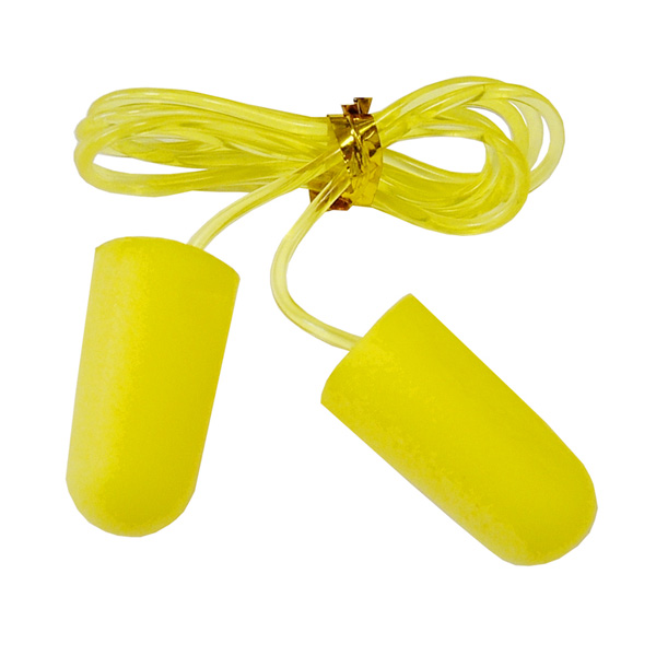 Scan Tapered Foam Earplugs With Cord (6 pairs) SNR38 - Image 2