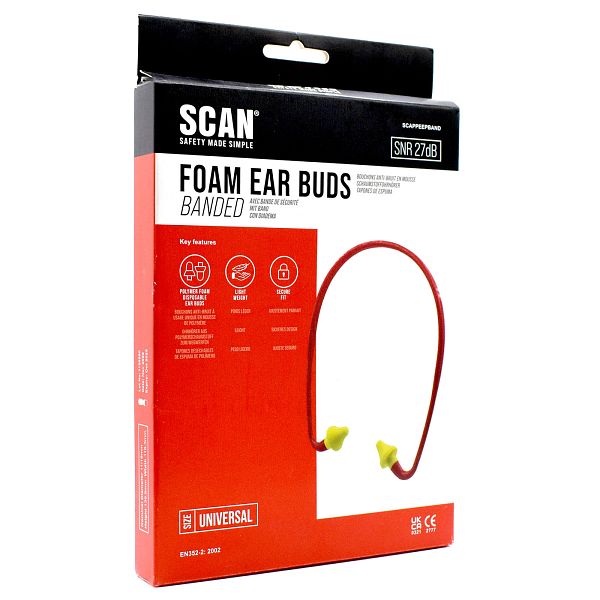 Scan Banded Foam Ear Bud SNR27 - Image 2