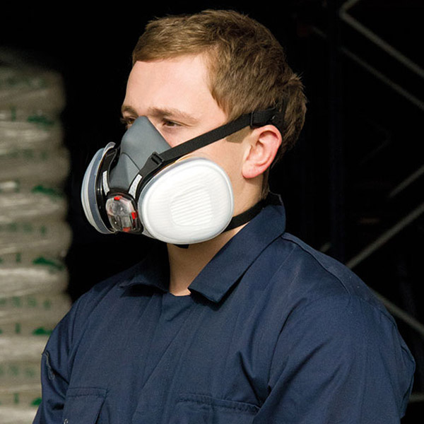Scan Twin Half Mask Respirator With P2 Cartridges - Image 3