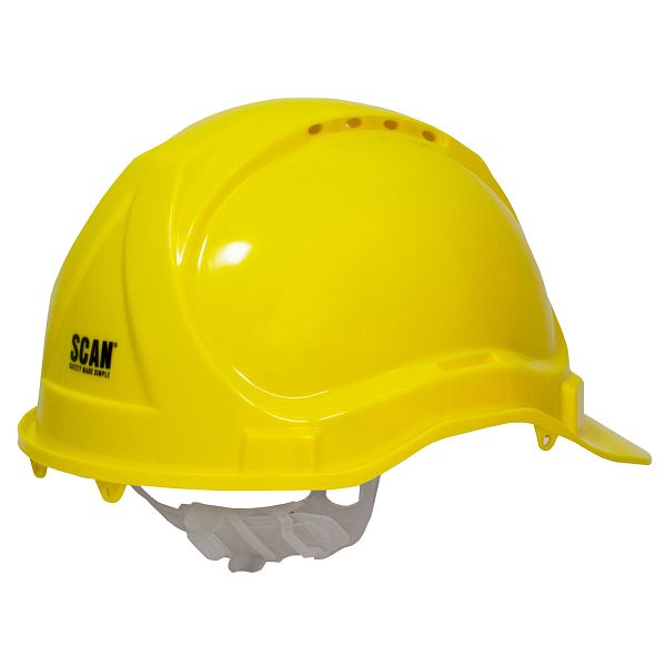Scan Standard Industrial Safety Helmet Yellow - Image 2