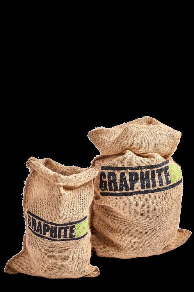 Graphite Eco Hessian Strong Bag 600X400mm Pack 5 - Image 2